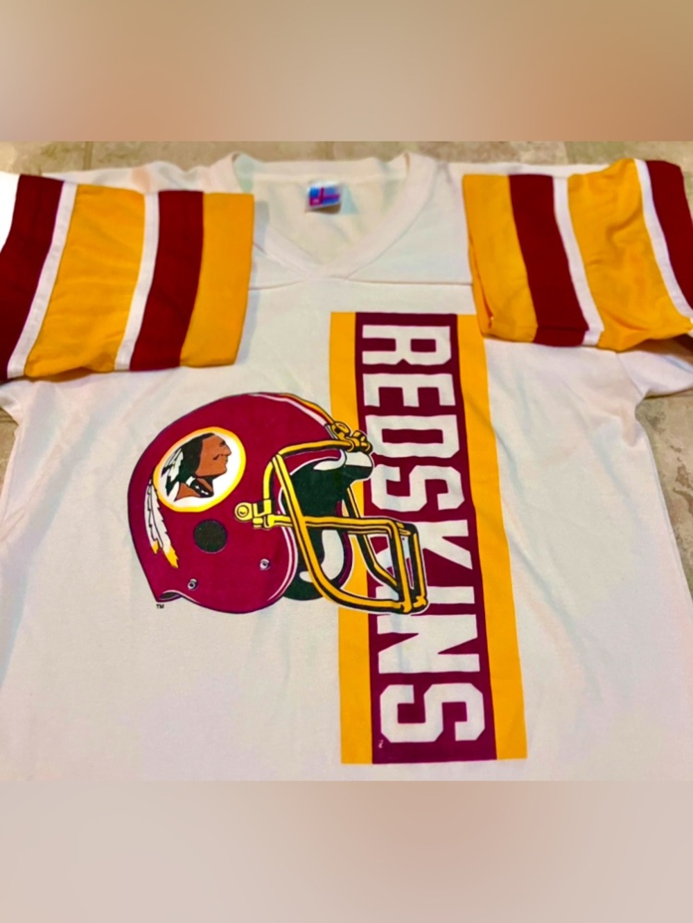 🔥Vintage 1980s Washington Redskins NFL Jersey Shirt Garan USA Large